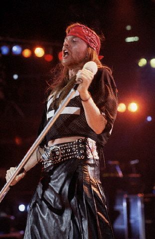 Axl Rose on Stage