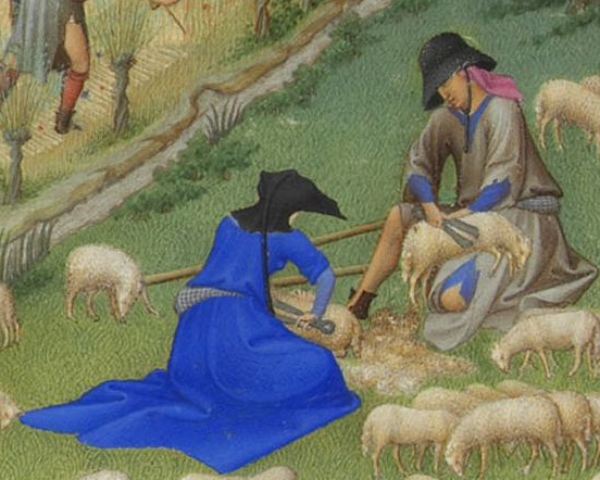 Les_Très_Riches_Heures_du_duc_de_Berry_juillet_sheep_shearing